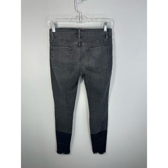 Frame Denim Women's Skinny Jeans - Black and Gray - Picture 2 of 15